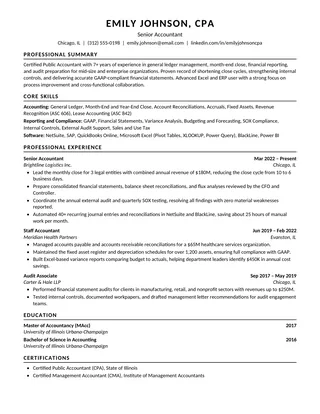 Clean single-column ATS resume template for Google Docs and Word